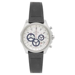 Breitling for Bentley Steel Rubber Barnato Racing A25366 Men's Wristwatch 49 mm