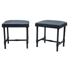 Jacques Adnet 1950s Stools