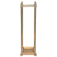 Art Deco Brass Umbrella Stand