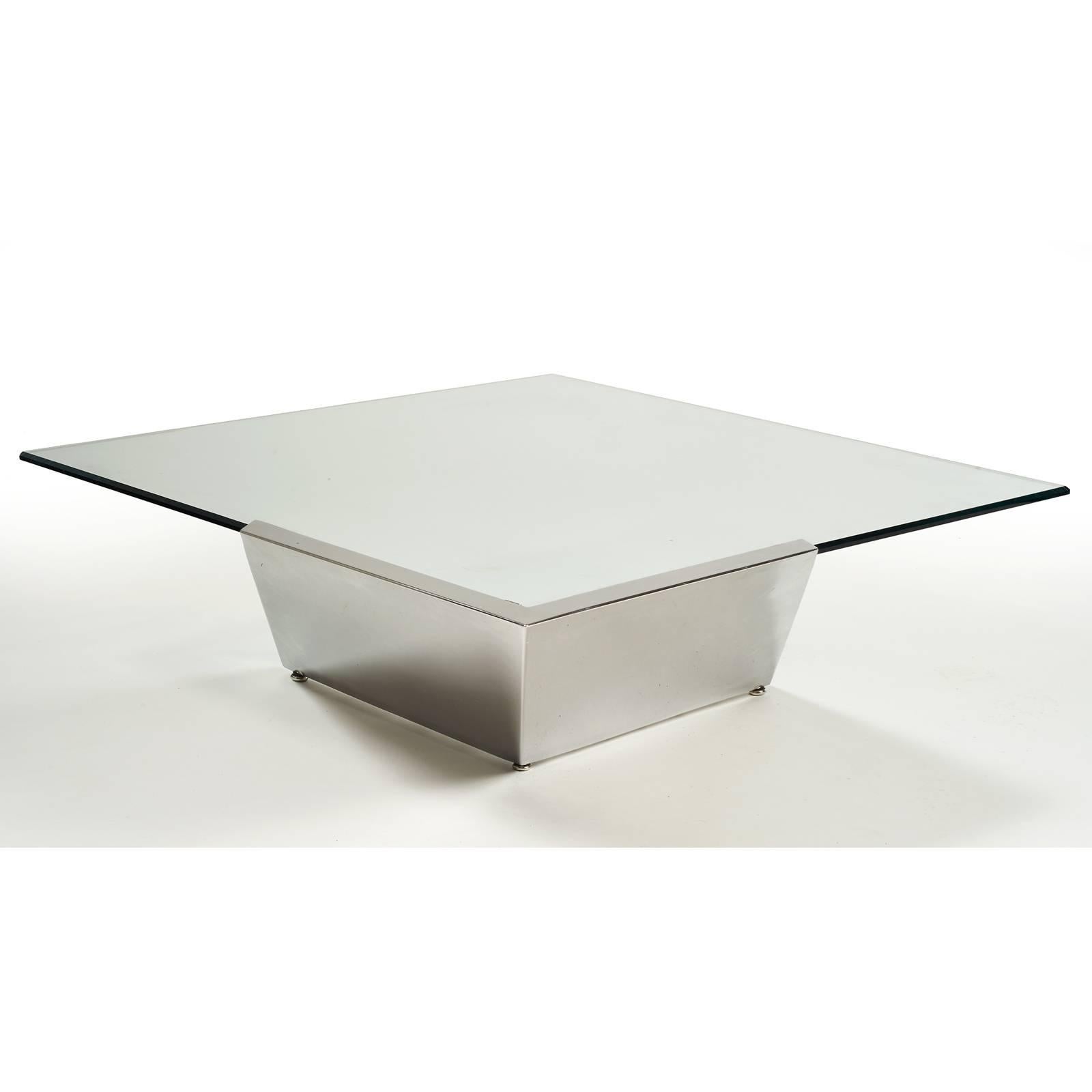 Mid-Century Modern Stunning Late 1970s Brueton Cantilever Coffee Table