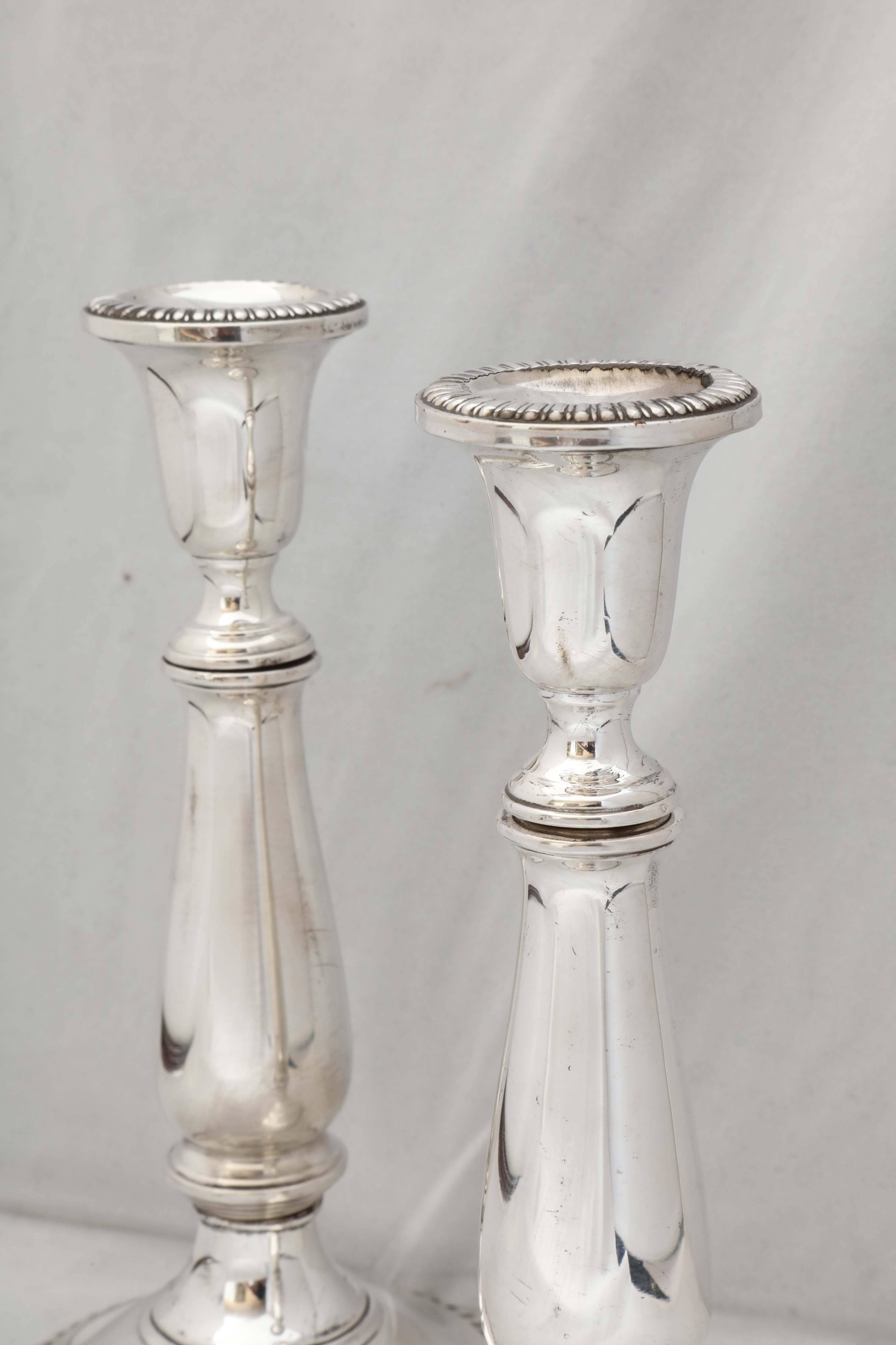 empire sterling silver candlesticks