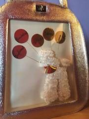 Fantastic 1950s Las Vegas Poodle Handbag