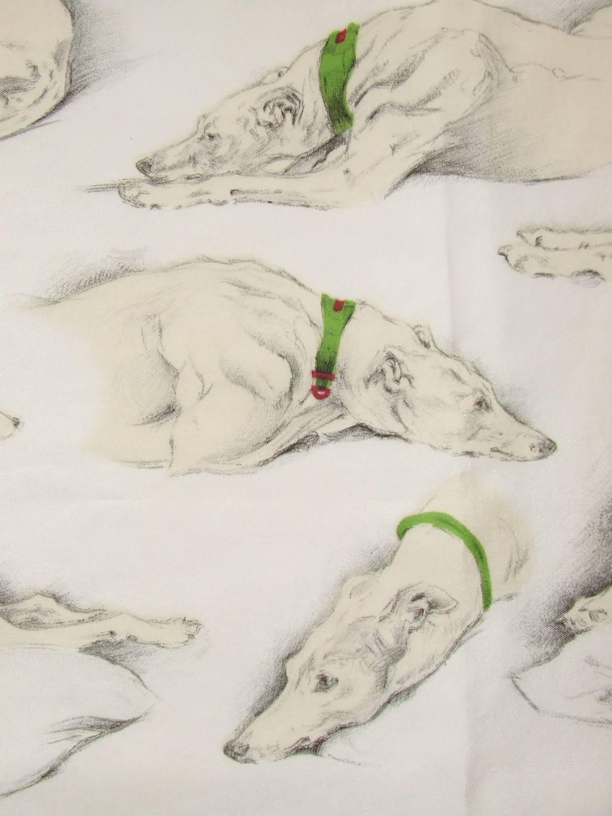 hermes greyhound scarf