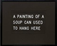 A Painting of a Soup Can Used to Hang Here (235/250), 1991