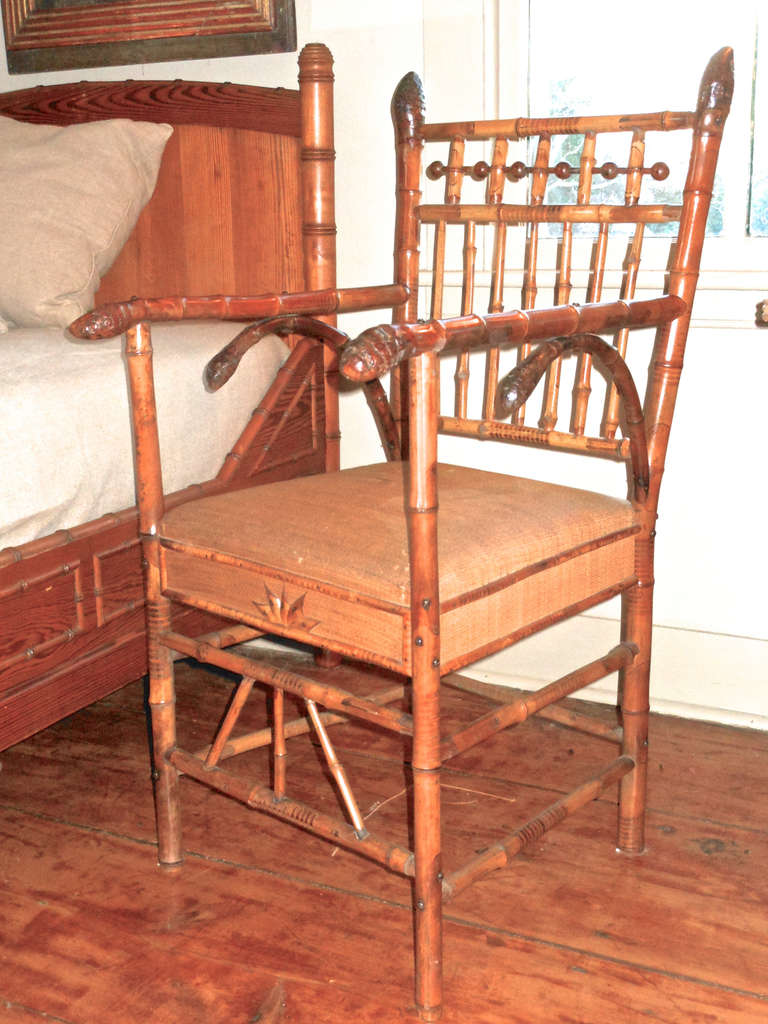 19th Century Bamboo Chair