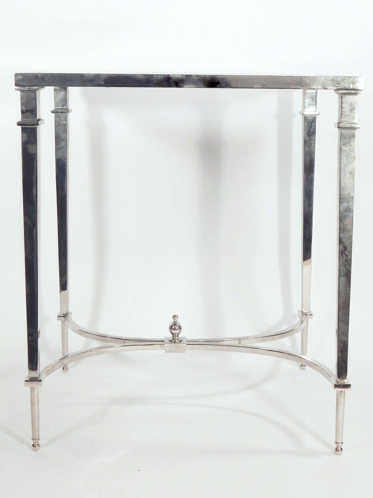 Pair of Mirrored End Tables 3
