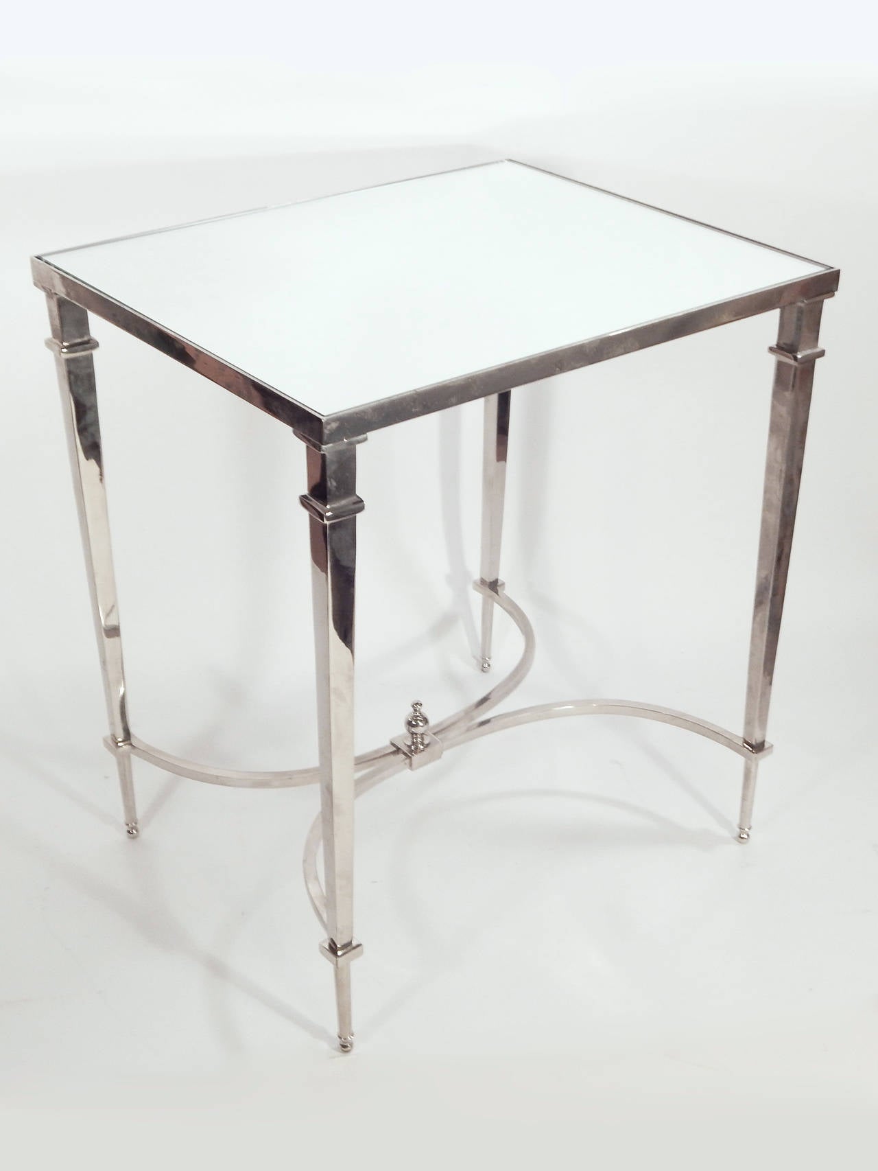 Pair of Mirrored End Tables 2