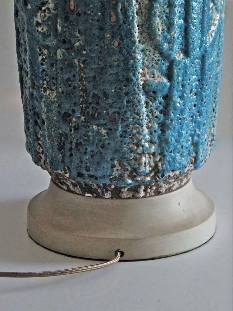 Unknown Mid Century Ceramic  Lamp For Sale