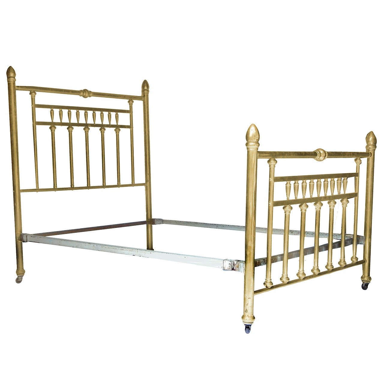 Full-Sized Brass Bed