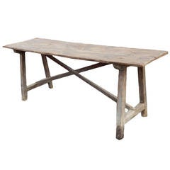 French Farmhouse Trestle Table