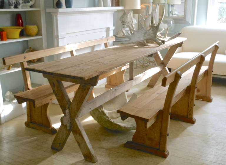 Pair of Rustic Benches 2