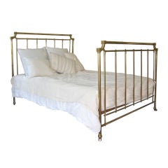 Queen Sized Brass Bed