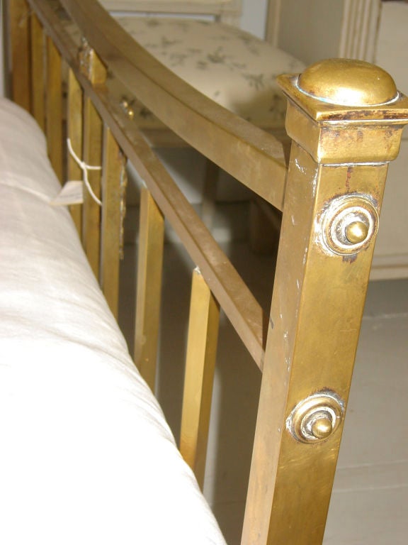 20th Century Pair of Brass Beds