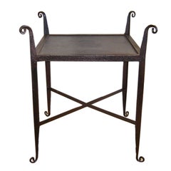 Unusual Iron Side Table