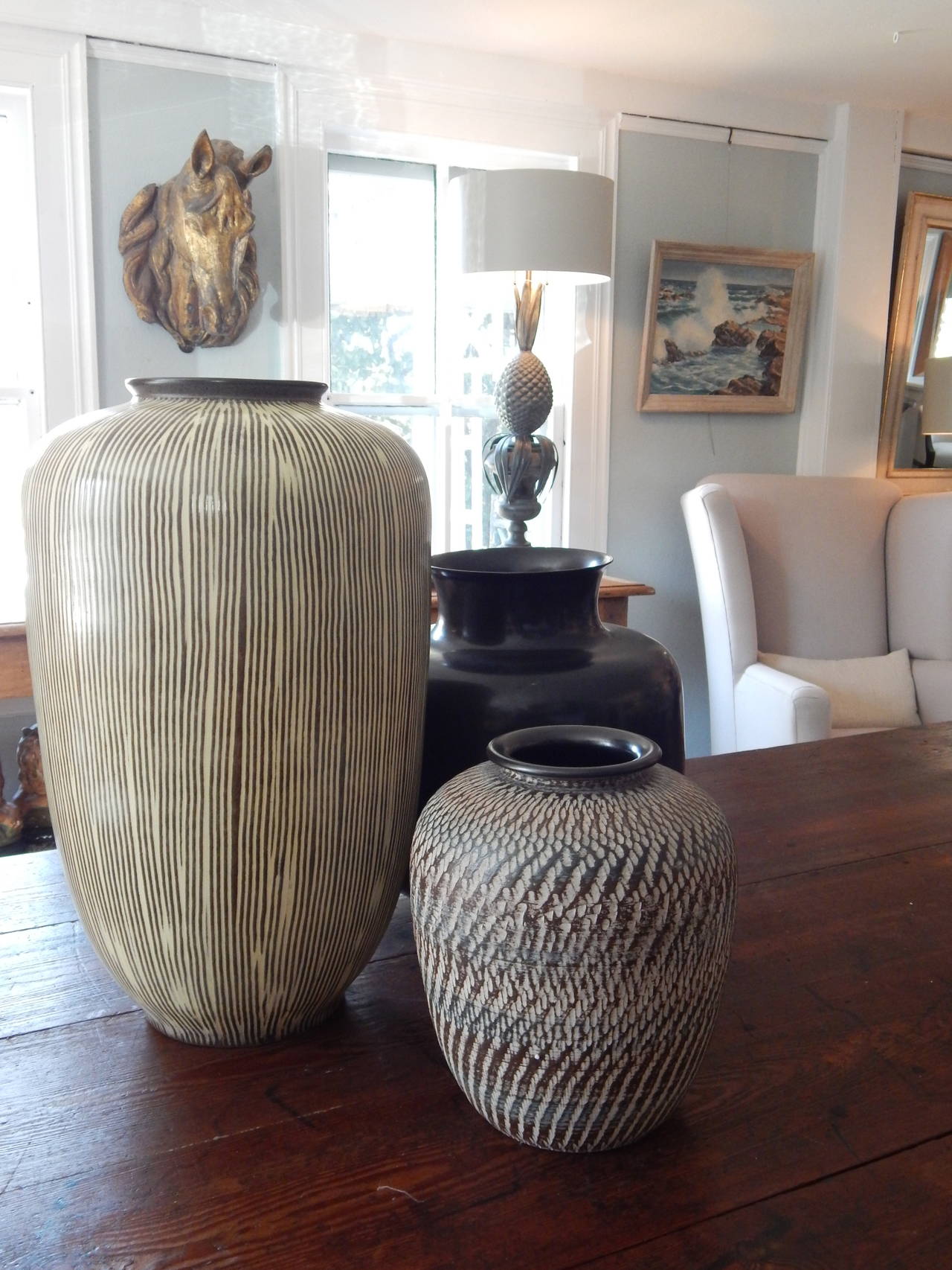 Large Dumler and Breiden Sgraffitto Vase 3