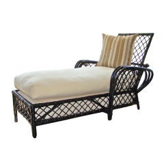 Adjustable Back Reed Chaise Lounge