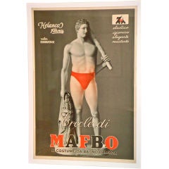 Vintage Italian Bathing Suit Poster