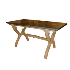 Unusual Carved "Branch" Table