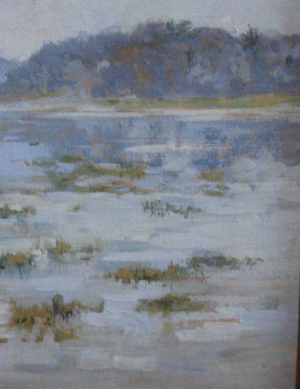 20th Century Impressionist Painting by M.B. English