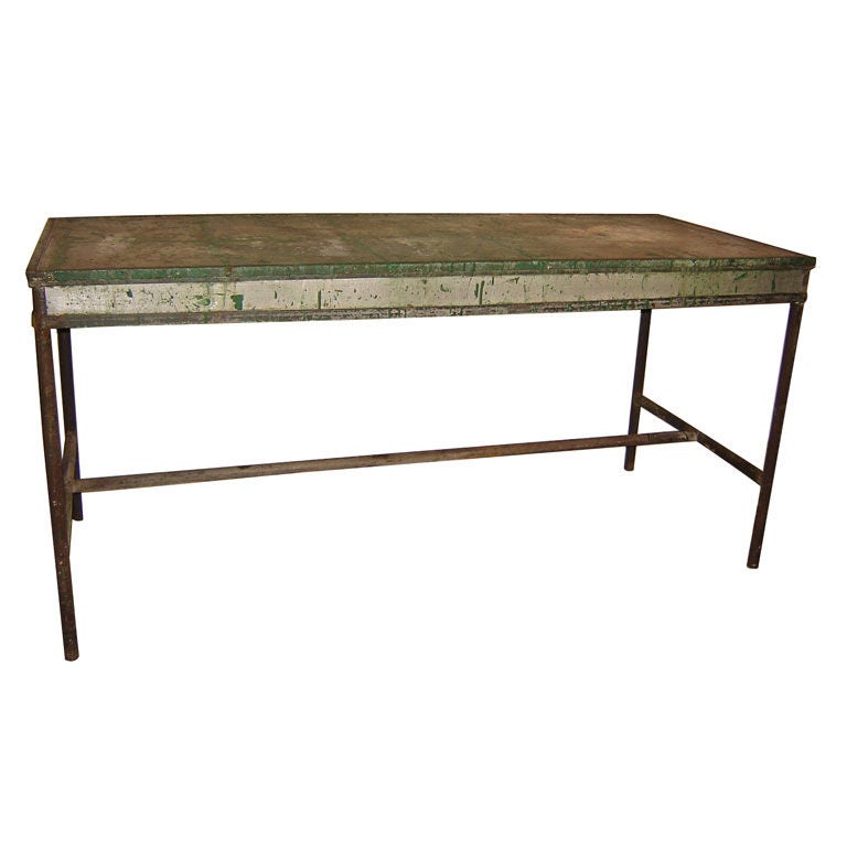 Industrial Console with Terrific Paint