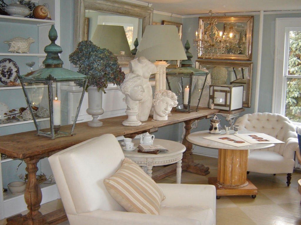 PAIR of Large Verdigris Lanterns 3