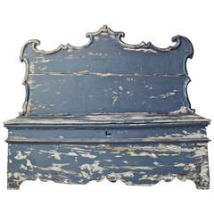 Venetian Style Painted Bench