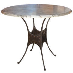 Scuptural Wrought Iron Table