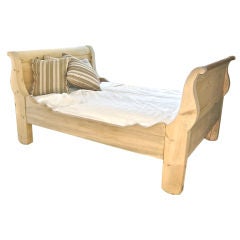 Pine Empire Sleigh Bed