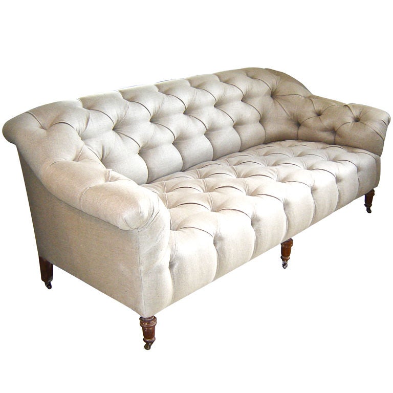 Tufted Edwardian Sofa