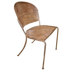 Perforated Iron Chair