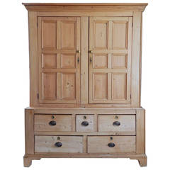 Stripped Pine Linen Press