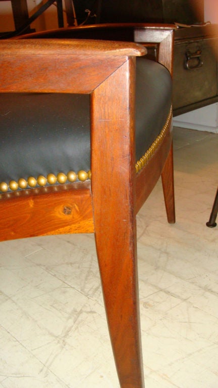 Ed Wormley Teak and Leather Chair 1