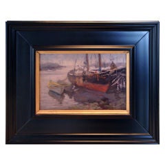 "Foggy Morning" Oil on Board
