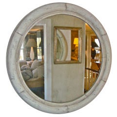 Huge Round Window Frame Mirror