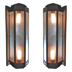 Very Large Copper Wall Lanterns