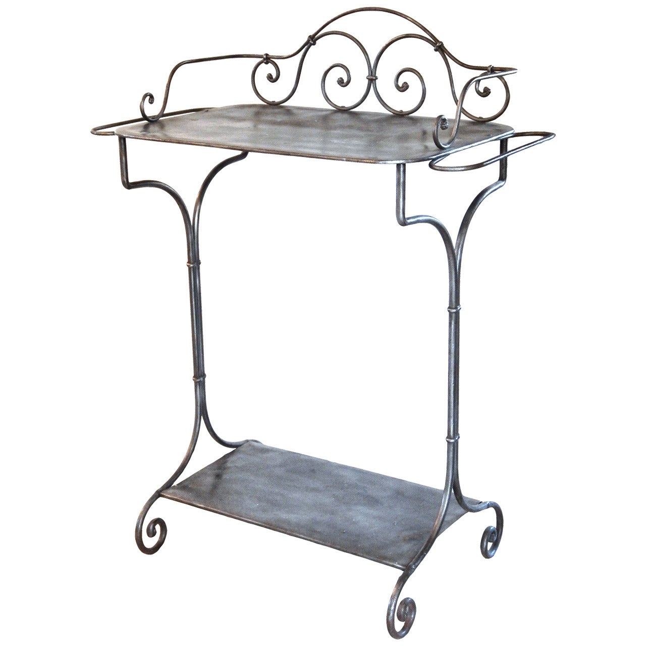 French Steel Wash Stand For Sale