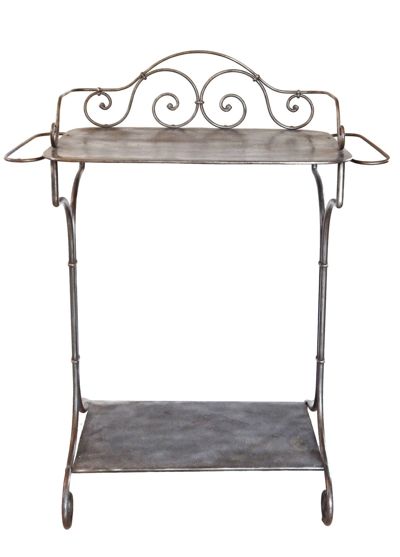 French steel wash stand.