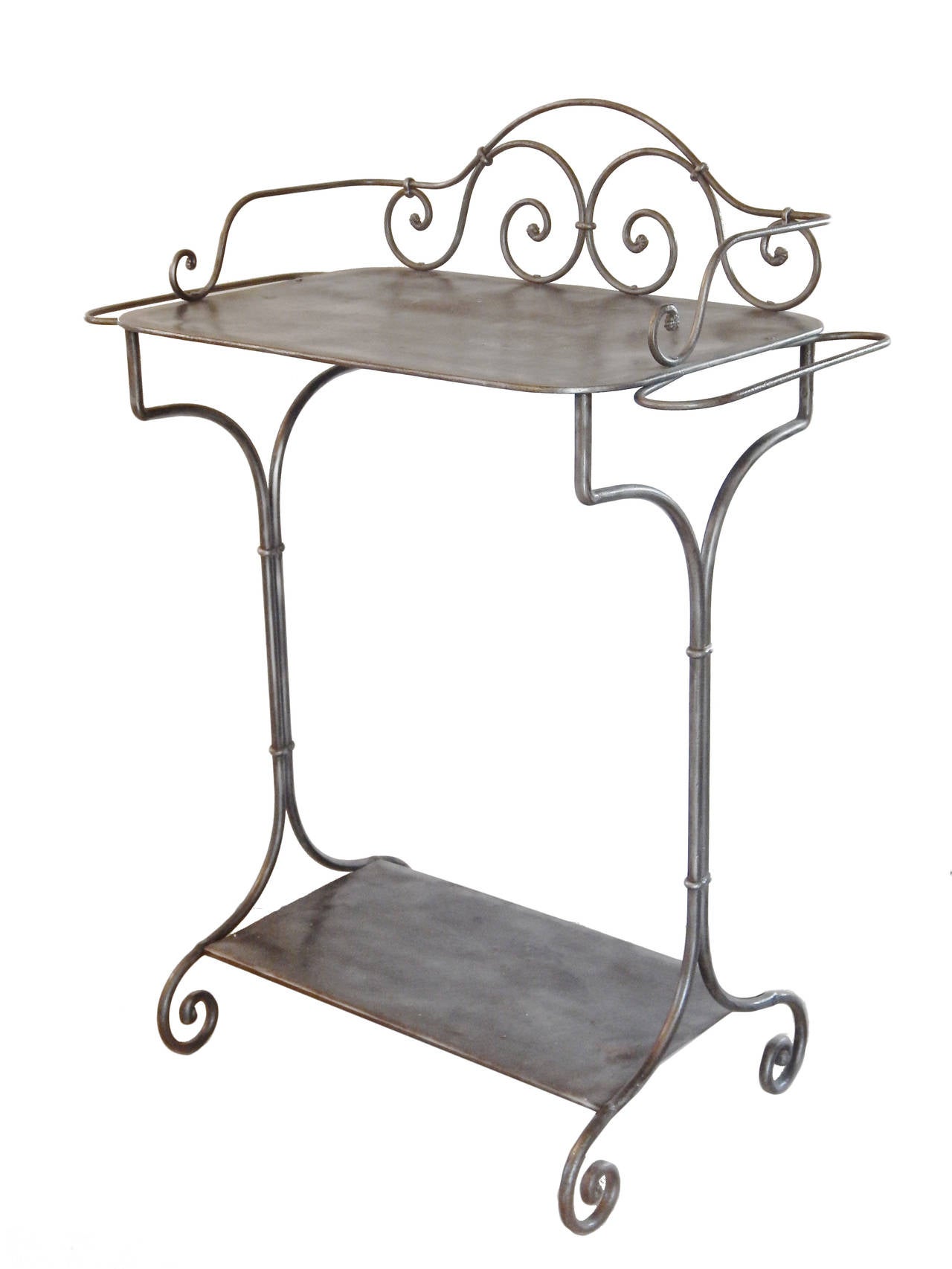 European French Steel Wash Stand For Sale