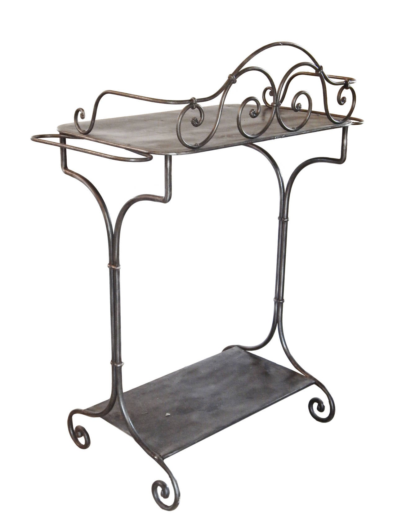 19th Century French Steel Wash Stand For Sale