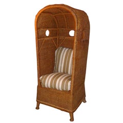 Rare Sea Grass Covered Chair