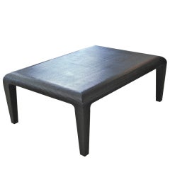 Black Lacquered Coffee Table