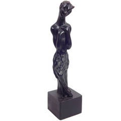 Love Struck Pan Wood Carving Sculpture