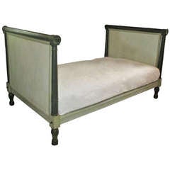 French Empire Daybed in Original Paint