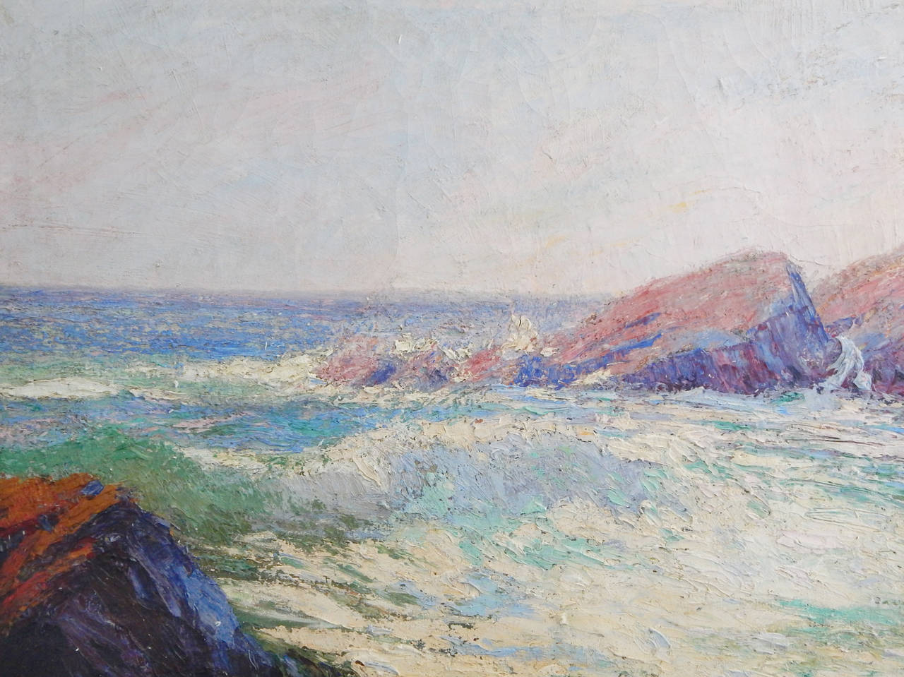 Large Seascape Oil Painting