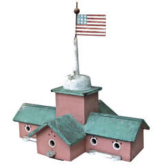 Antique Folk Art Birdhouse