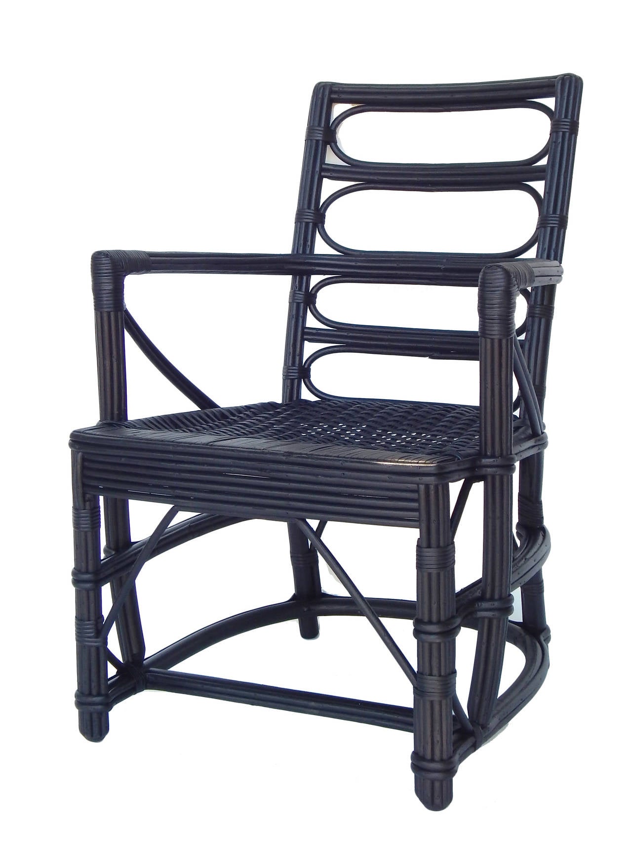 Unusual Stick Wicker Set