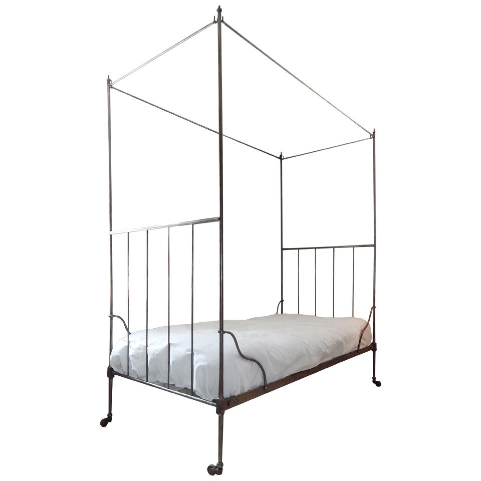 French Iron Canopy Bed