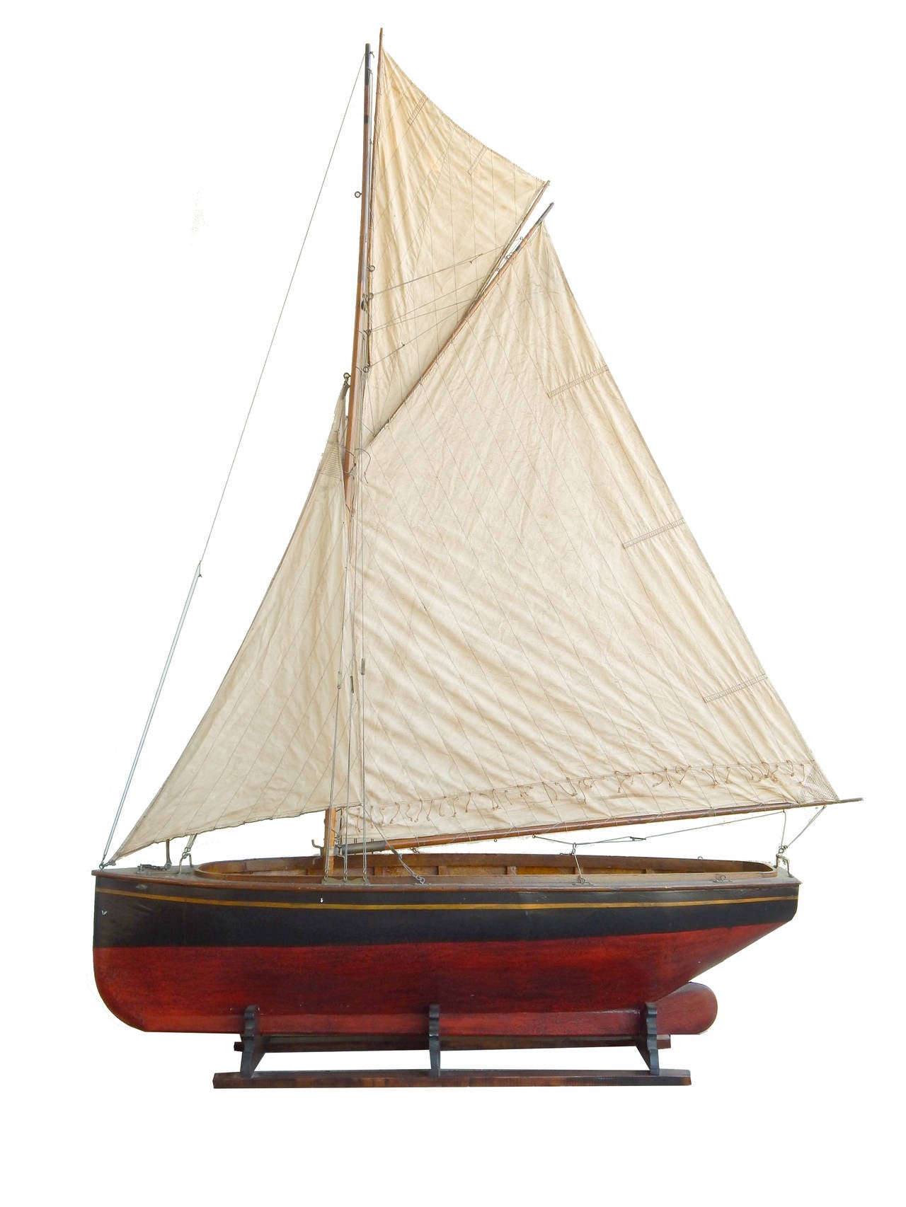Huge model boat in fabulous all original condition. A show stopper for the great room! 91