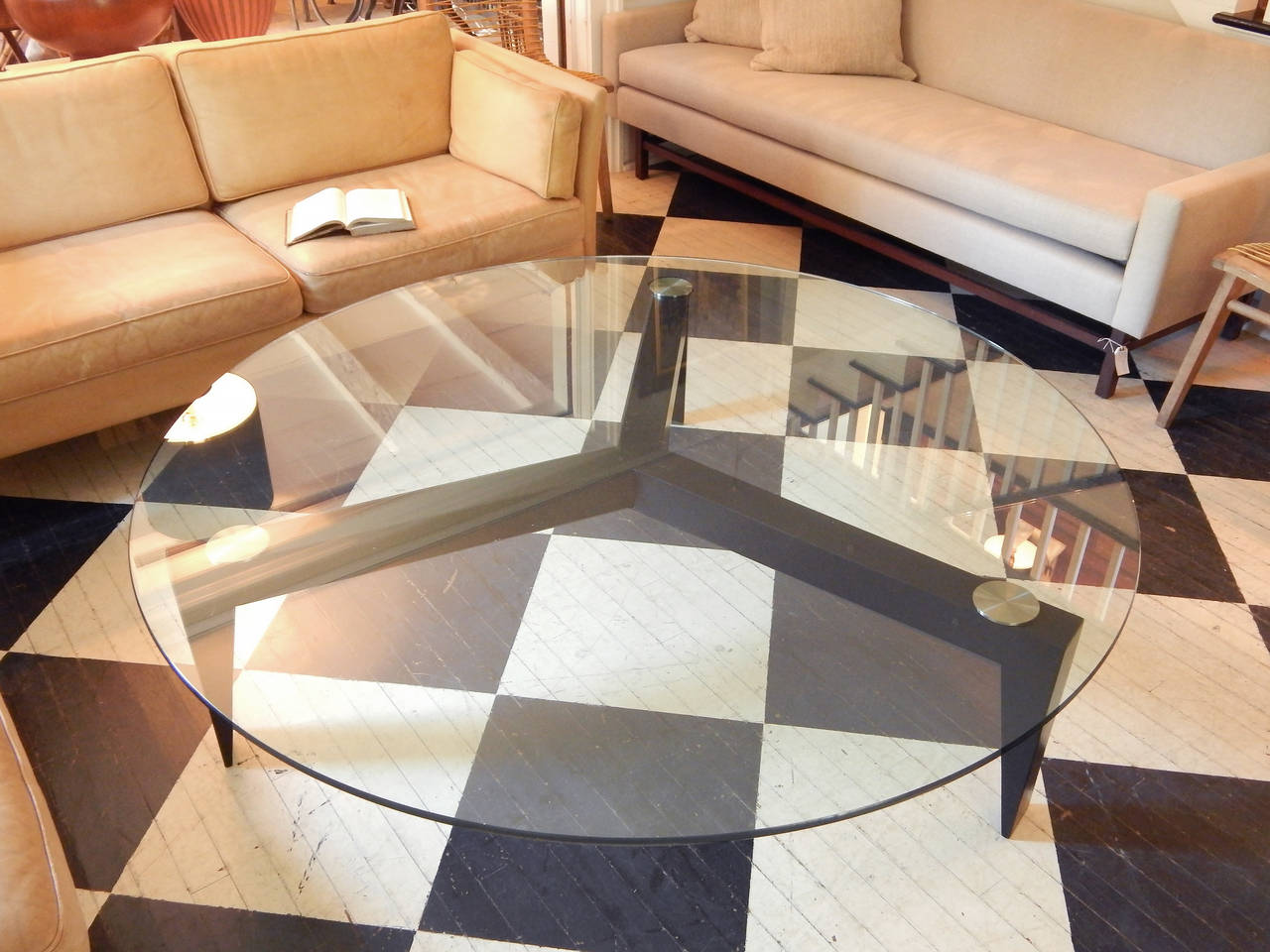 20th Century Large Architectural Coffee Table For Sale