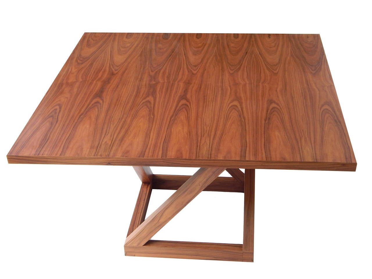 Modern Circassian Walnut Dining Table For Sale 1